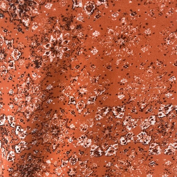 Maurices Bodysuit One Piece Womens Medium Orange Shirt New WOT Halter - Picture 8 of 11